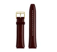 Compatible con Casio Retro Small Square A159W-N1 A158WA A168 A159 AE1200 AQ230 700 Correa de negocios de 18 mm(Brown-gold)