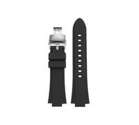 Compatible con Casio Small Square Series G-shock DW-5600 GW-B5600 GM-5600 DW-H5600 Correa de reloj de silicona(B Black-silver,For DW-H5600)