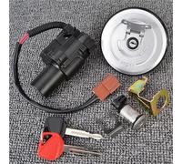 Compatible Con CB500F Para FA Para CB500X Para XA Para CBR500R Para RA 2013 2014 2015 Kit De Bloqueo De Interruptor De Encendido De Motocicleta 35010-MGZ-A01 35010-MGZ-A00 Interruptor de encendido