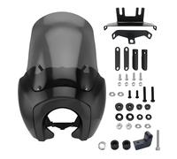 Compatible Con CBC Cali TSport, Parabrisas Ahumado De Carenado | Compatible con Harley,Softail Street Bob FXBB 2018-2024 Softail estándar.(Matte Black LS)
