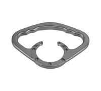 Compatible con CBR500RR CBR1000RR CBR600RR manija Universal de Pasajero empuñaduras de reposabrazos de Tanque de Combustible de Gas de Mano(Titanium)