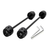 Compatible Con CBR600RR 2005-2015 14 12 10 08 06 Deslizadores De Choque De Horquilla De Eje Delantero Trasero De Motocicleta(CBR600RR 09-15Black)