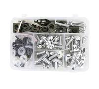Compatible Con CBR900RR Para CBR929RR Para CBR954RR Para CBR1000RR Carenado Para Kit De Pernos Terminal Batería Parabrisas Casco Surtido Kit Pernos Moto(Silver)