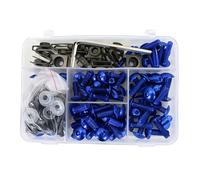 Compatible Con CBR900RR Para CBR929RR Para CBR954RR Para CBR1000RR Carenado Para Kit De Pernos Terminal Batería Parabrisas Casco Surtido Kit Pernos Moto(Blue)