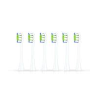 Compatible con cepillos de dientes eléctricos Oclean Sonic, Compatible con los modelos Oclean Flow, X PRO Elite, X PRO, F1, Z1, One, Air2(6 pcs black)