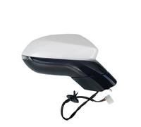 Compatible con Changan CS35 Plus Espejo lateral Espejo externo Espejo retrovisor Conjunto Lente Señal de giro Carcasa inferior Marco Cubierta(No.2 5Pin White R)