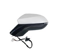 Compatible con Changan CS35 Plus Espejo lateral Espejo externo Espejo retrovisor Conjunto Lente Señal de giro Carcasa inferior Marco Cubierta(No.2 8Pin White L)