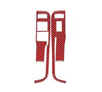 Compatible Con Chevrolet Para Camaro 2010 2011 2012 2013 2014 2015 Pegatina Decorativa Panel De Control De Elevación De Las Ventanas Del Interior Del Coche Accesorios Coche(Rojo,2013-2015 D)