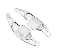 Compatible con Chevrolet para Camaro 2012 2013 2014 2015 Accesorios De Estilo para Coche Levas De Cambio para Volante Decoración Selecciones Universales para Coche Paleta Cambio Volante(Silver)