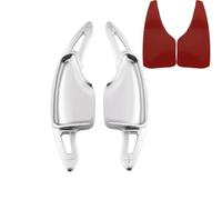 Compatible Con Chevrolet Para Corvette C7 R Z06 ZR1 Convertible 2018 Para Grand Sport Levas De Cambio, Pegatinas De Extensión Para Volante Levas Volante(Silver)