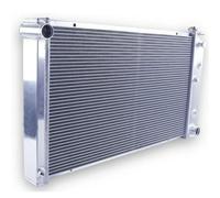 Compatible con Chevy Malibu 1968-1973 y Chevrolet Chevelle I6 Small-Block V8 AT/MT. Radiador de aluminio 1969, 1970 1971