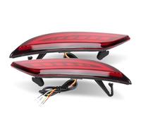 Compatible Con Chevy Para Malibu 2016 2017 2018 2019 2020 2021 2022 Luz De Freno De Parachoques Trasero Lámpara Reflectora De Señal De Giro 23174489 Kit Reflector Parachoques