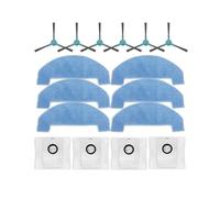 Compatible con Compatible con (Cecotec Conga 2499) Ultra Home Titanium SmartGyro R80 Piezas de Robot Cepillo Lateral Principal Filtro Mopa Paño Bolsa for Polvo Accesorio(Set10)