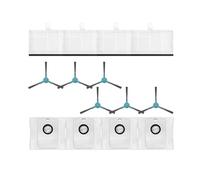 Compatible con Compatible con (Cecotec Conga 2499) Ultra Home Titanium SmartGyro R80 Piezas de Robot Cepillo Lateral Principal Filtro Mopa Paño Bolsa for Polvo Accesorio(Set 9)