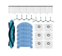 Compatible con Compatible con (Cecotec Conga 2499) Ultra Home Titanium SmartGyro R80 Piezas de Robot Cepillo Lateral Principal Filtro Mopa Paño Bolsa for Polvo Accesorio(Set 2)