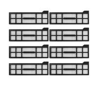 Compatible con Compatible con (Eufy X10 Pro Omni) Pieza de Repuesto Accesorio Rodillo Cepillo Lateral Filtro Paño de fregona Almohadilla de Trapo Bolsa for el Polvo Pieza de aspiradora(8 Filter)