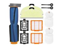 Compatible con Compatible con Shark Matrix Plus / AV2610WA Robot Aspirador Rodillo Cepillo lateral principal Filtro HEPA Paños de fregona Trapo Accesorios Repuestos(Set A)