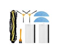 Compatible con Compatible con Tesvor S4 Robot Aspirador Repuestos Accesorios Consumibles Cepillo Lateral Principal Filtro Hepa Almohadilla for fregona(Set B)