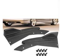 Compatible con Corolla 2011-2021 parachoques trasero difusor de labio divisor Canard protector delantero cuerpo kit falda lateral(Carbon Fiber)