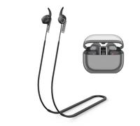 Compatible con correa antipérdida para Galaxy Buds 3, compatible con Samsung Galaxy Buds 3 (2024) Wireless Bluetooth Earbuds Neck Rope ,Auriculares Deportes Silicona Holder Strap (Negro)