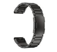 Compatible con correas de titanio Quickfit for Garmin de 22 mm y 26 mm, aptas for Fenix 7X 6X 7 6 Descent MK1 MK2, aptas for pulsera Epix Gen 2(Black-01,26mm)