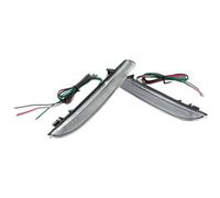 Compatible Con CR-Z Para Insight 2010 2011 2012 2013 2014 Para CR-V 2012 2013 2014 Lente Reflectora De Luz De Freno De Parachoques Trasero De Coche Reflector parachoques(Clear)