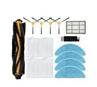 Compatible Con Create, Compatible Con Netbot, S18 Robot Aspirador, Repuestos, Accesorios, Cepillo Lateral Principal, Filtro Primario, Mopa, Paño.(15pcs)