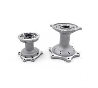 Compatible con CRF R CRF X250 450 conjuntos de cubo de rueda de motocicleta llanta delantera trasera 20 25 mm orificio de eje fundición a presión núcleo de rueda de tambor de flor(Front and Rear)