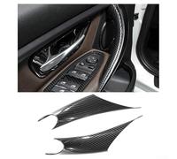 Compatible con cubiertas de manija de puerta BMW Serie 3 F30 F31 F32 F36 320i 328i 330e 340i para M3 F80 Lci Styling Trim Negro carbón Beige ABS par (textura de fibra de carbono)