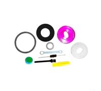 Compatible con Daiwa para Zillion 1514 Hlc 1516 1520 Reel Drag Clicker Kit de alarma de descarga de anillo de metal, pastillas de freno de carbono y herramientas de grasa de amortiguación