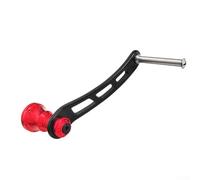 Compatible con Daiwa Tatula Fuego Exceler Caldia Prorex Salamandra Luvias Air Tw Certate Metal Rocker Arm Handle 70mm Wheelbase Aviation Aluminum Alloy Fishing Reel Parts (70mm Red)