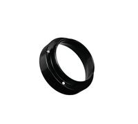 Compatible con Delonghi,Compatible con Breville Portafilter 51 53 54 58mm anillo dosificador de café magnético herramienta de embudo de Espresso(53MM black)