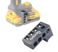 Compatible con Dewalt Wrox - Soporte de Puntas Hexagonales de 1/4", Montaje Derecho, Imán Fuerte para Taladro Atornillador Inalámbrico, Organizador de Brocas de Aluminio