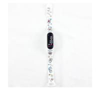 Compatible con Disney StellaLou Children's Electronic LED Watch Personaje de Dibujos Animados Stitch Doraemon Sports Impermeable Anime Watch Regalos for niños (Color : K)