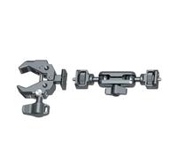 Compatible con dji Osmo Action NATO Clamp Ball Head Magic Arm | El brazo de extensión ajustable agrega puntos de montaje for accesorios de filmación adicionales(Clamp W Magic Arm)
