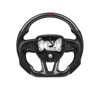 Compatible con Dodge Challenger HELLCAT 2015-2022 Volante de fibra de carbono real(With Heating)