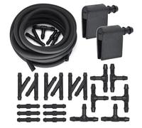 Compatible Con Dodge Para Sprinter 2500 2010 2011 2012 2013 2014 2015 2016 Boquilla De Lavadora Spray Jet Manguera Con Conector 2E1955985 2E1955986 Boquilla Lavaparabrisas