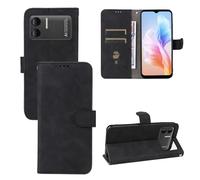 Compatible con Doogee X98 / X98 Pro Funda Cover Stand Flip Libro Gel Cartera Magnética Protección Eco Cuero Porta Tarjetas Compartimiento Tarjeta (Negro)