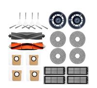 Compatible con Dreame Bot L20 Ultra/X20 Pro accesorios cepillo lateral principal filtro Hepa fregona bolsa de polvo Robot piezas de repuesto de aspiradora(20pcs)