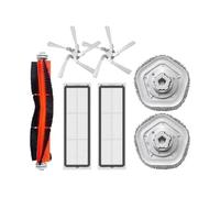 Compatible con Dreame Bot W10 / W10 PRO Accesorios Robot Aspirador Filtro HEPA Cepillo Lateral Principal Paño de Fregona Almohadilla Piezas de Repuesto(7PCS 1B2S2F2M)