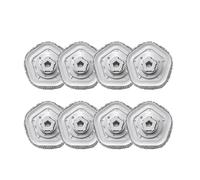 Compatible con Dreame Bot W10 / W10 PRO, accesorios robot aspirador, filtro HEPA, cepillo lateral principal, almohadilla de tela de repuesto (8 piezas)