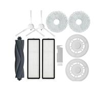 Compatible con Dreame BOT W10s, W10s Pro y W20, Piezas for Robot Aspirador, Limpiador Lateral/Rodillo, Cepillo, Cubierta, Filtro HEPA, mopa, paño, Trapos, Accesorios.(Set 7)