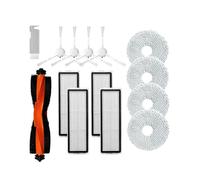 Compatible con Dreame BOT W10s, W10s Pro y W20, Piezas for Robot Aspirador, Limpiador Lateral/Rodillo, Cepillo, Cubierta, Filtro HEPA, mopa, paño, Trapos, Accesorios.(Set 12)