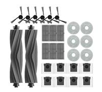 Compatible con Dreame Bot X40 Ultra Robot Aspirador Accesorios de Repuesto Kit de Piezas Cepillo Principal/Corte de Pelo/Lateral de Goma, Filtro, Trapo de Fregona(Gold)