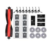 Compatible con Dreame BOT X40/X40 Pro/X40 Ultra Robot Aspirador Reemplazo Cepillo Principal Filtro HEPA Almohadillas de Mopa Bolsas Polvo Repuestos