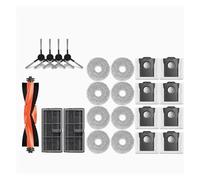 Compatible con Dreame L10s Pro Ultra Accesorios Goma Cepillo lateral principal Paño de fregona Bolsa de polvo Filtro Robot Aspiradora Piezas de repuesto(Combination Pack 4)