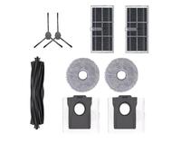 Compatible con Dreame L10s Pro Ultra Heat RLL82CE, Dreame X30 Ultra, Mova E30 Ultra. Piezas: Cepillo lateral principal, filtro, mopa, paño, bolsa for polvo.(Set2)