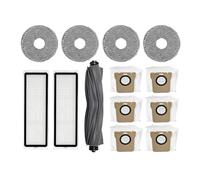 Compatible con Dreame L10s Ultra / S10 Pro Accesorios Mijia Omni 1S B101CN Robot X10 + Robot Aspirador Cepillo Lateral Principal Filtro Piezas de fregona(Green)