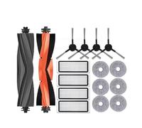 Compatible con Dreame L20 Ultra Robot Aspirador Repuestos Cepillos laterales principales de goma Paños de fregona Filtros HEPA Bolsa for polvo Accesorios de repuesto(Green)