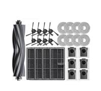Compatible con Dreame L40 Ultra / X40 Ultra Accesorios Cepillo lateral principal de goma Mopa Bolsa for polvo Filtro HEPA Piezas de repuesto for robot aspirador(27PCS 1B8S8M4F6D)